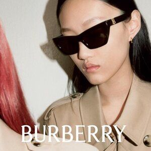 NEW BURBERRY BE4405 300187 SUNGLASSES BLACK WOMEN BE4405 3001/87 BURBERRY